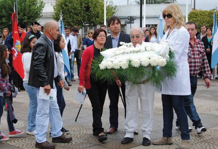 Acerbo participó del acto por Malvinas