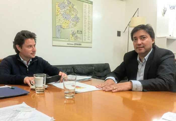 Acerbo se reunió con el ministro Sánchez Zinny