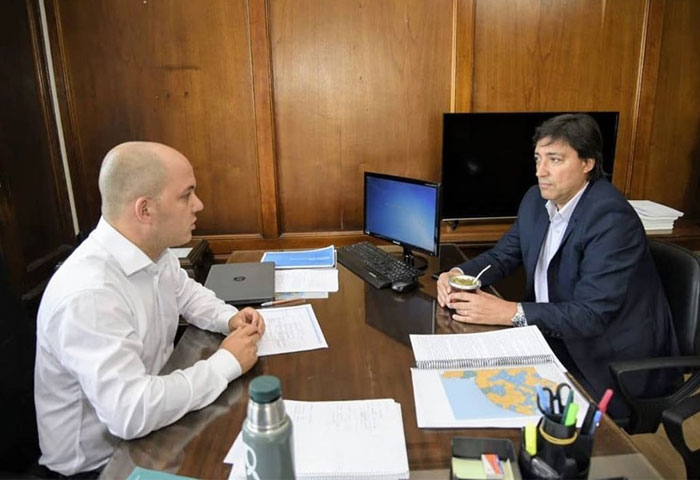 Acerbo visitó a Avelino Zurro