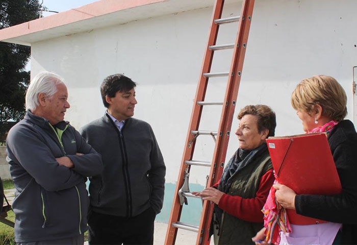 Acerbo visitó el Hogar de Ancianos