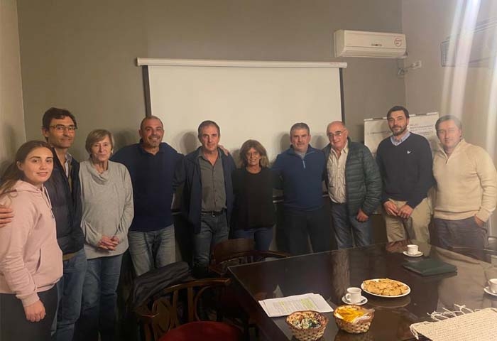 Alomar y equipo se reunieron con la Sociedad Rural