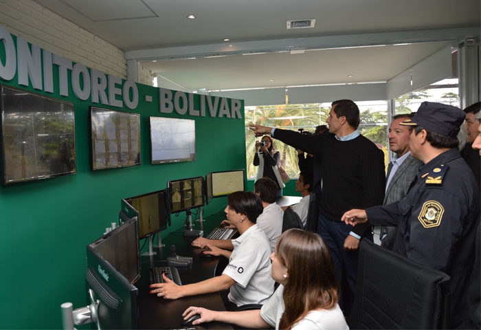 Bucca inauguró el nuevo centro de monitoreo