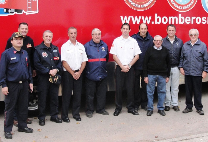 Cellillo acompañó a los Bomberos