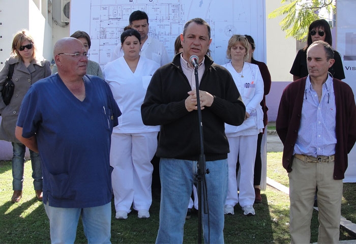 Cellillo anunció obras para el Hospital