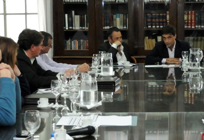 Cellillo se reunió con el ministro Lacunza