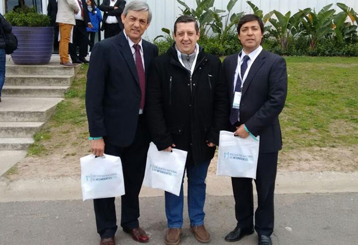 Cortés, Acerbo y Alvarez, con Macri