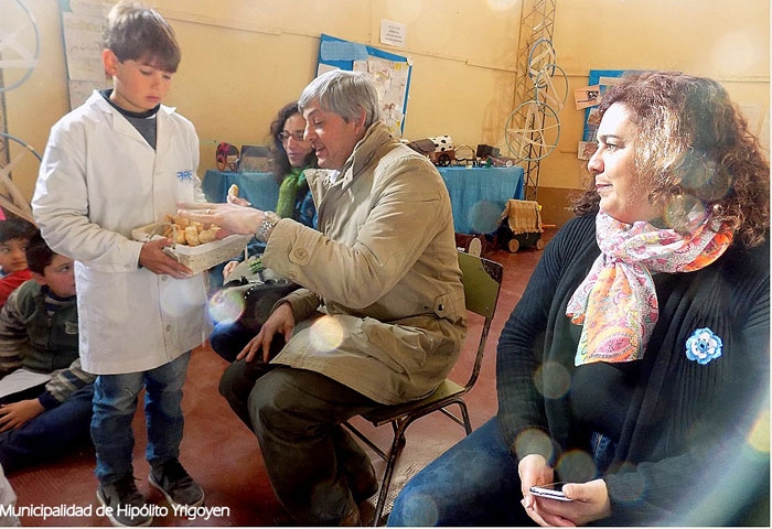 Cortés acompañó actos escolares