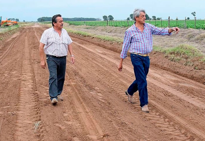 Cortés recorrió caminos rurales