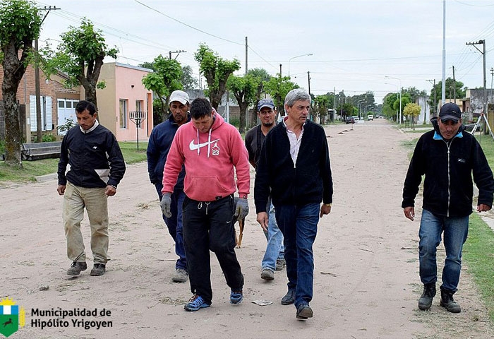 Cortés recorrió varias obras en ejecución