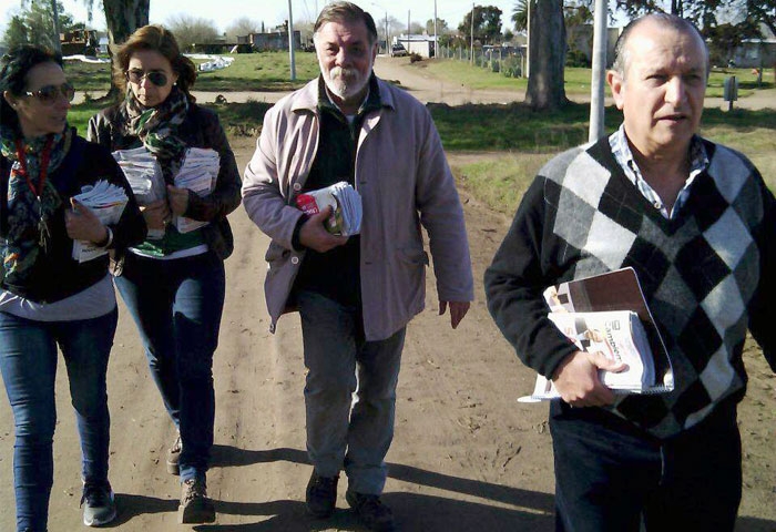 Criado camina y prepara el cierre de campaña