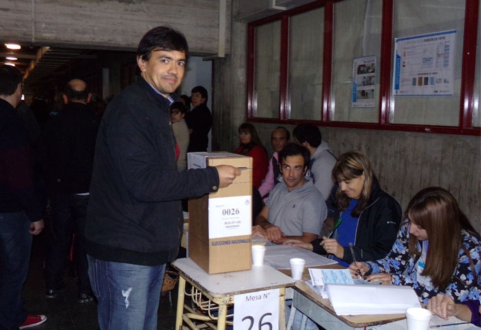 Ferreyra votó en la ex ENET