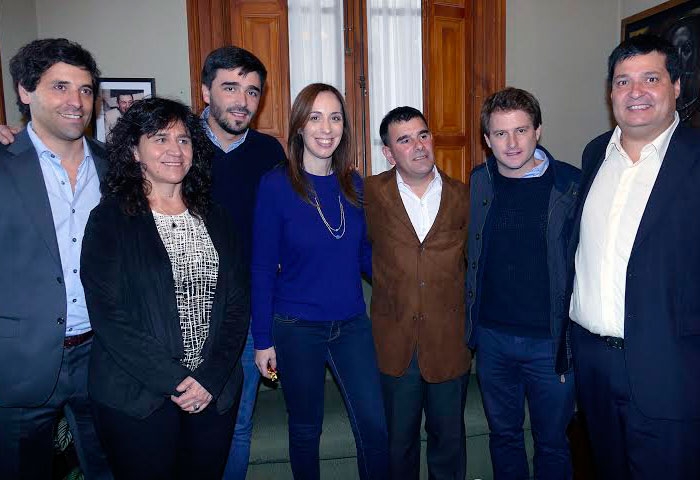 Galli estuvo con Vidal en Azul