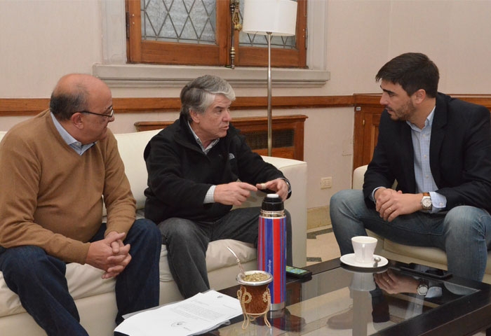 Galli se reunió con Alfredo Irigoin