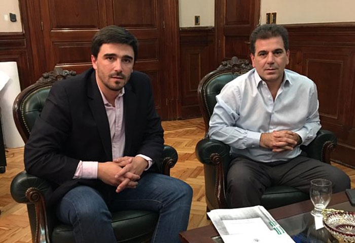 Galli se reunió con Cristian Ritondo