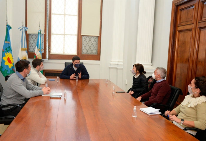 Galli se reunió con el CEO de Loma Negra