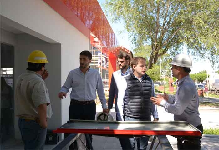 Galli y Campbell recorrieron importantes obras