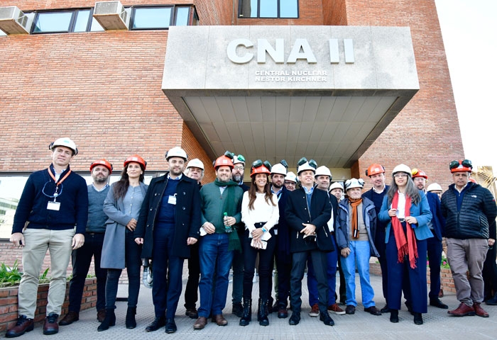 Kicillof recorrió el Complejo Nuclear Atucha