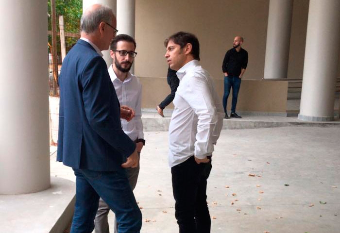 Kicillof y Simone recorrieron el Hospital Rossi