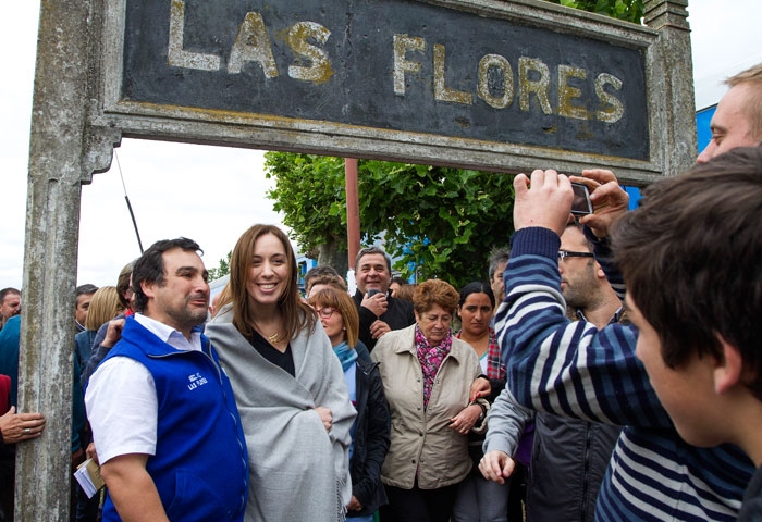 La gobernadora Vidal visitó Las Flores