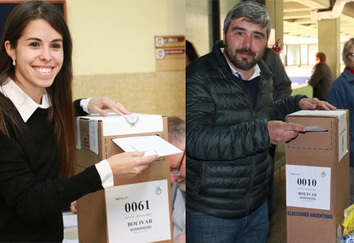 Laurita Rodríguez y Marcos Beorlegui ya votaron