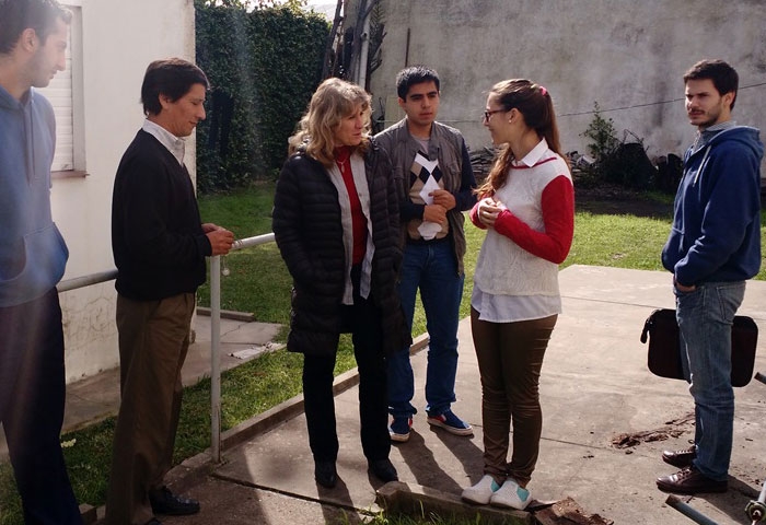 Lordén visitó la casa del CEV en La Plata