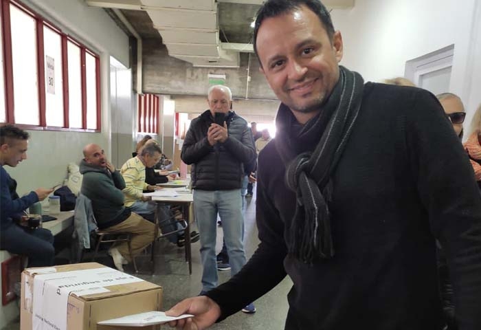 Lucas García votó en la ENET