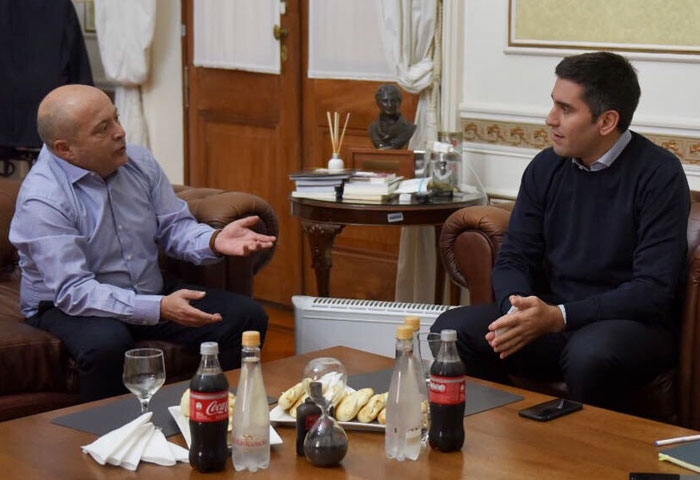 Manuel Mosca se reunió con Atilio Franco