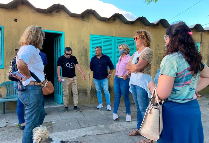 Marcela Campagnoli visitó la ciudad