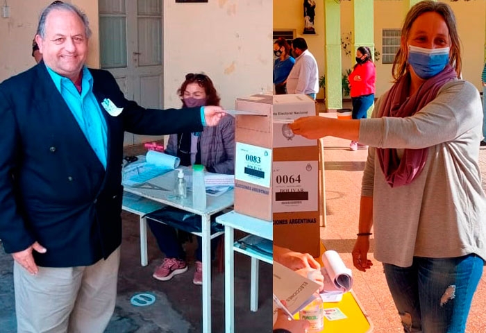 Pasucci y Ruiz emitieron su voto