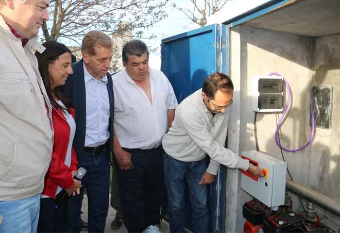 Pisano inauguró obra en el nuevo Los Zorzales