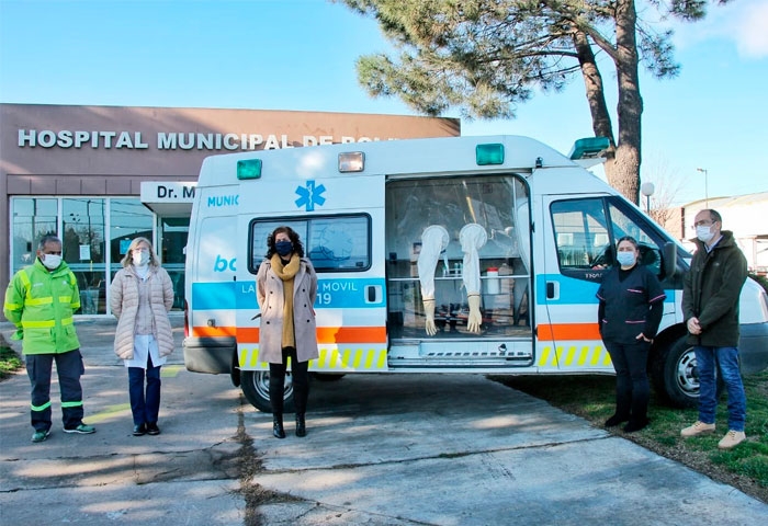 Pisano presentó la nueva unidad de testeo móvil
