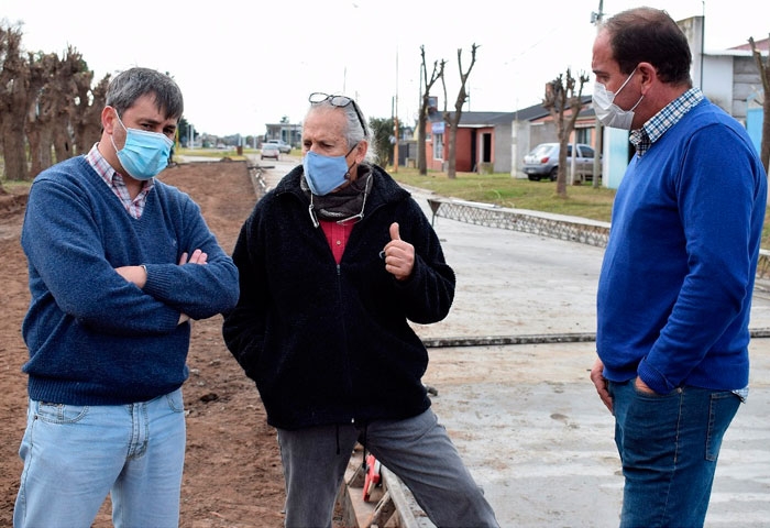 Pugnaloni avanza con distintas obras