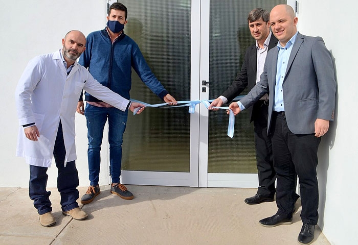 Pugnaloni inauguró el nuevo sector del Hospital