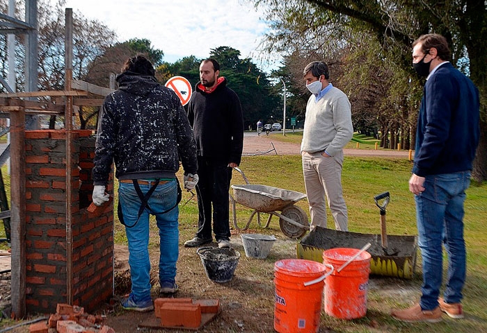 Pugnaloni retomó obras e ingresó en Fase 5