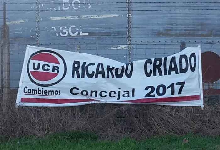 Ricardo Criado salió a la cancha