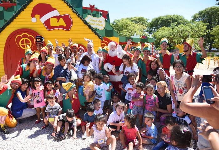 Rodríguez Larreta visitó el Parque Navideño