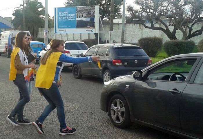 Sandra Santos estuvo en el parque