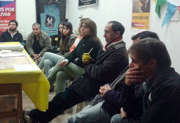 Sandra Santos se reunió con el grupo de Durquet