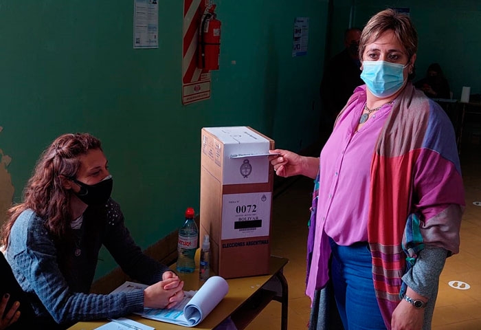 Votó Unsaín en el Instituto N° 27