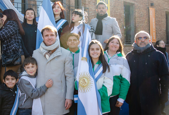 Wesner al frente de los actos del 25 de Mayo